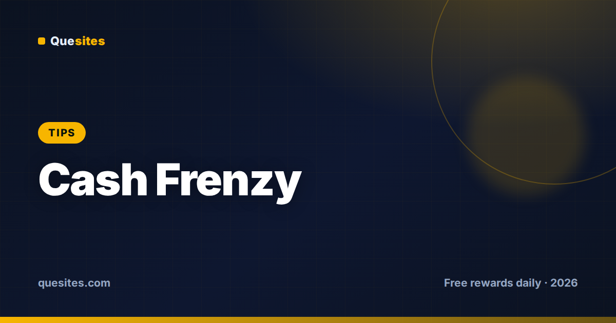 Cover for Cash Frenzy Tips & Tricks: Get More Coins Faster