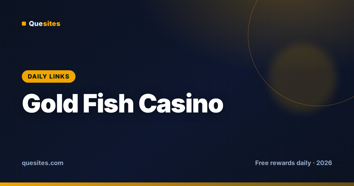 Cover for Gold Fish Casino Events & Free Rewards This Week