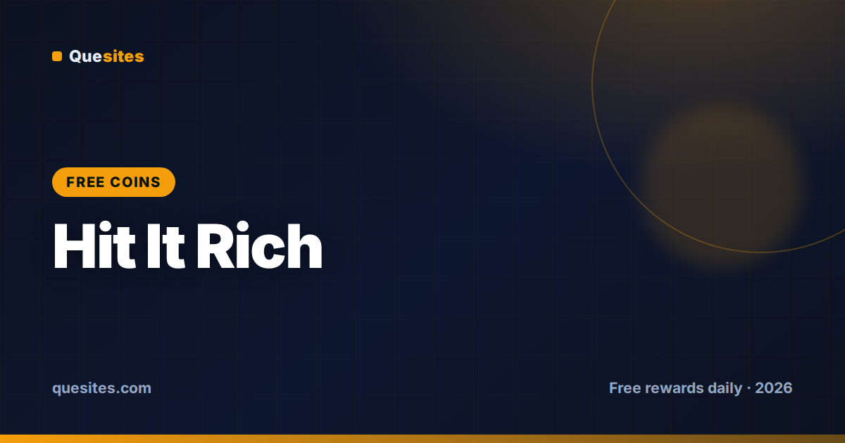 Cover for Hit It Rich Events & Free Rewards This Week