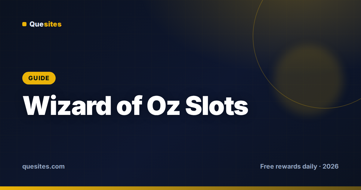 Cover for How to Get Free Credits in Wizard of Oz Slots (2026)