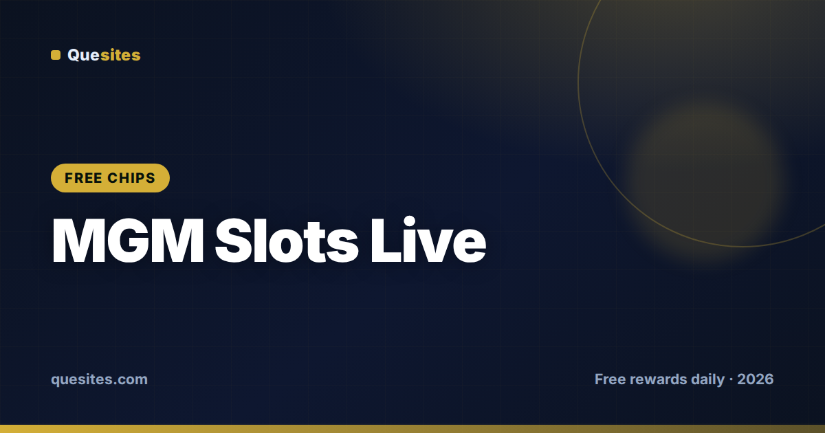 Cover for Is MGM Slots Live Free Chips Legit? (Scams to Avoid)