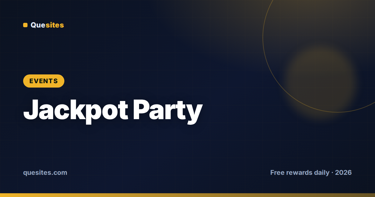 Cover for Jackpot Party Casino Events & Free Rewards This Week
