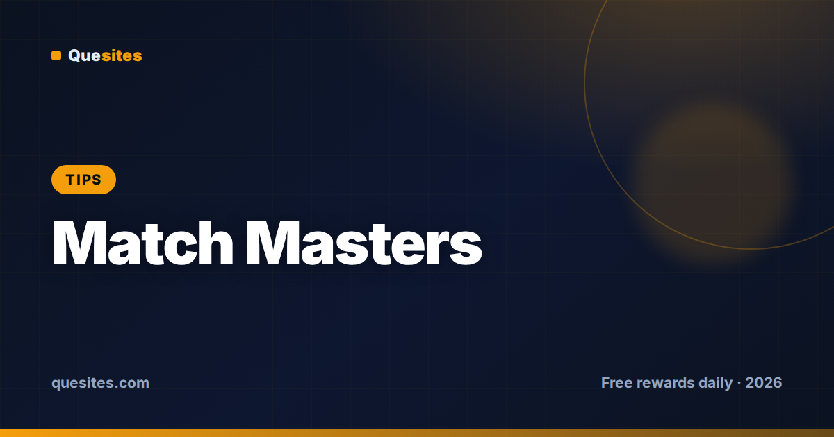Cover for Match Masters Tips & Tricks: Win More & Get Boosters Faster