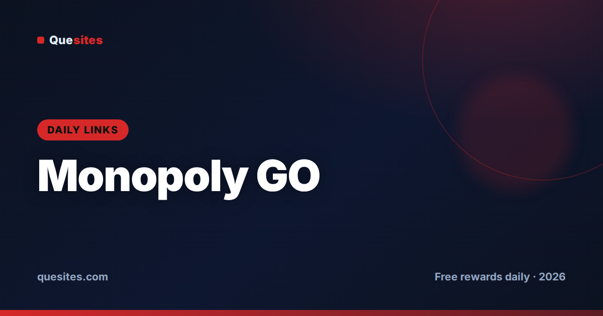 Cover for Monopoly GO Free Dice Links (Today, July 15, 2026)