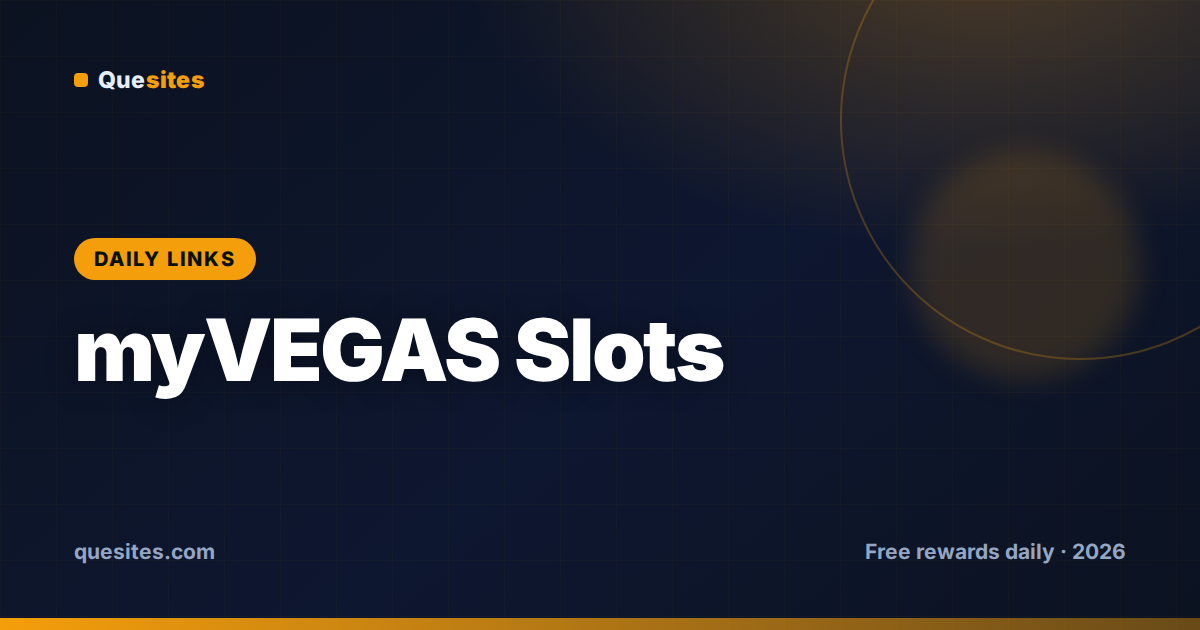 Cover for myVEGAS Slots Free Chips (Today, August 12, 2026)
