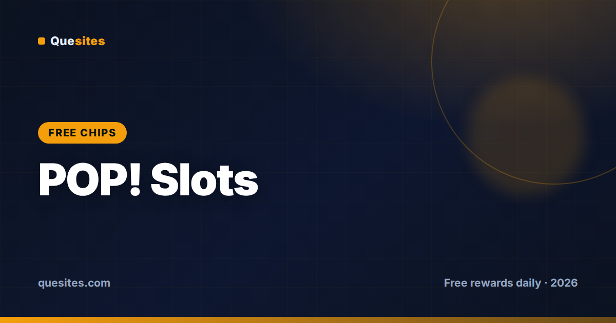 Cover for POP! Slots Events & Free Rewards This Week
