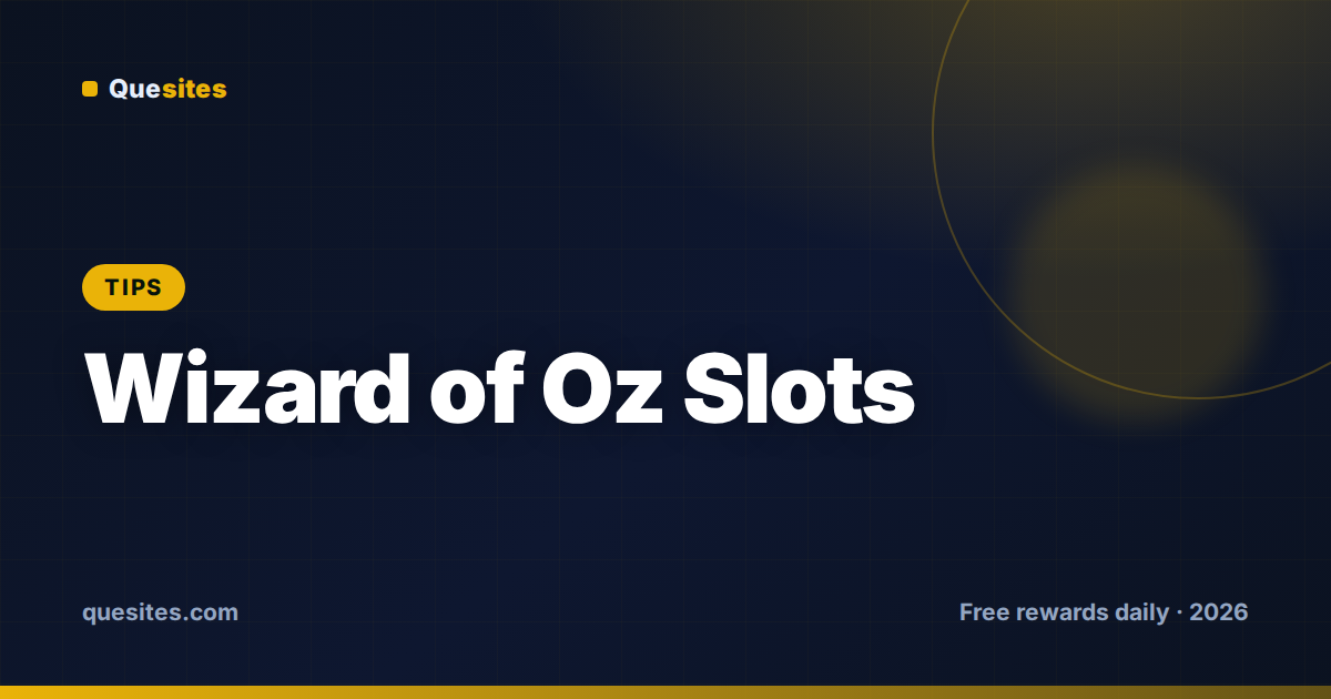 Cover for Wizard of Oz Slots Tips & Tricks: Get More Credits Faster
